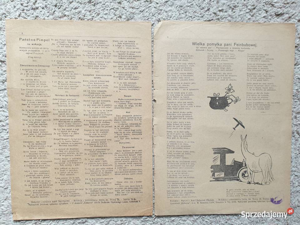 Kabaret tygodnik satyryczno humorystyczny 3 Gdynia sprzedam