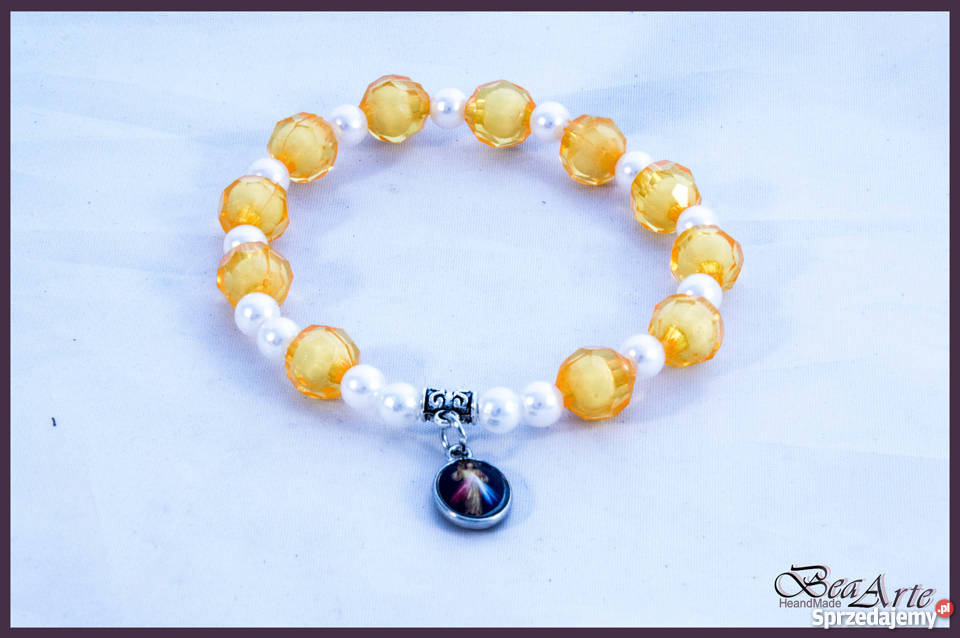 Różaniec dziesiątka bransoletka na gumce 5 Łysa Góra