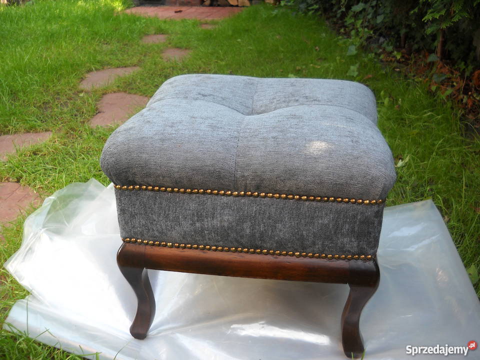 Piękna duża pufa ludwikowska Puszczykowo