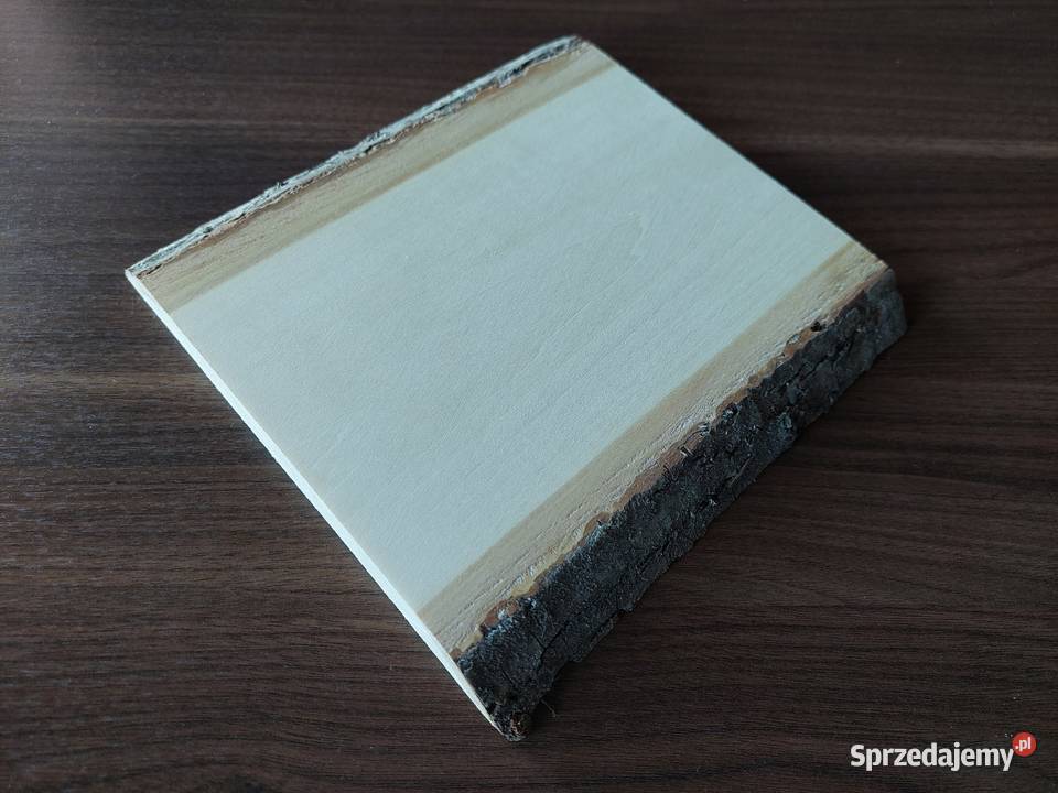 Deska lipowa z korą 20x125x25 rzeźba ikony Łódź sprzedam