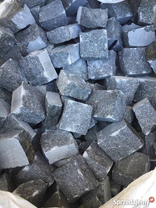 Kostka Granitowa SZARA ciętołupana 10x10x5 z 1 t