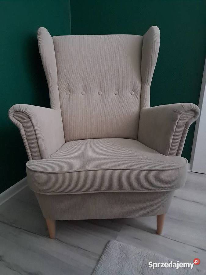 Fotel uszak Ikea Strandmon beżowy Radzyń Podlaski