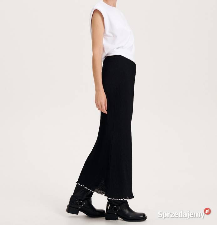 RESERVED LiniaPREMiUM nowe buty biker SkÓRZANE Leszno