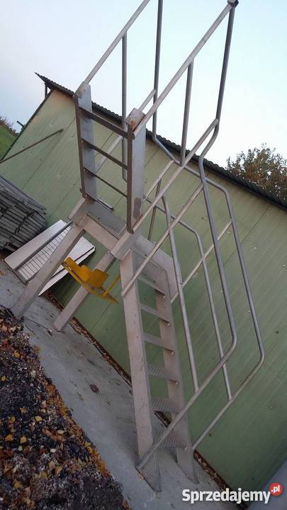 Schody metalowe kładka mostek podest dwubiegowe Zamość