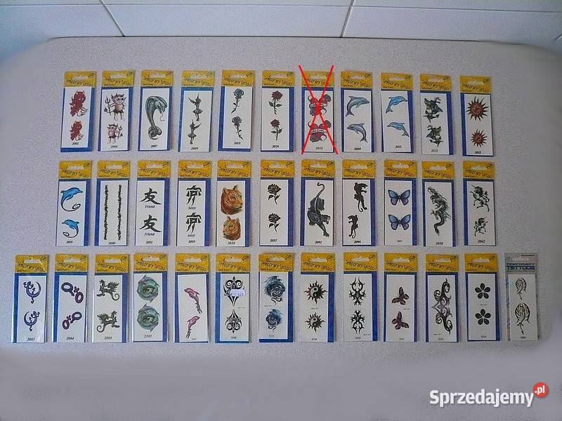 Tatuaże Made in Israel Wodoodporne podkarpackie sprzedam