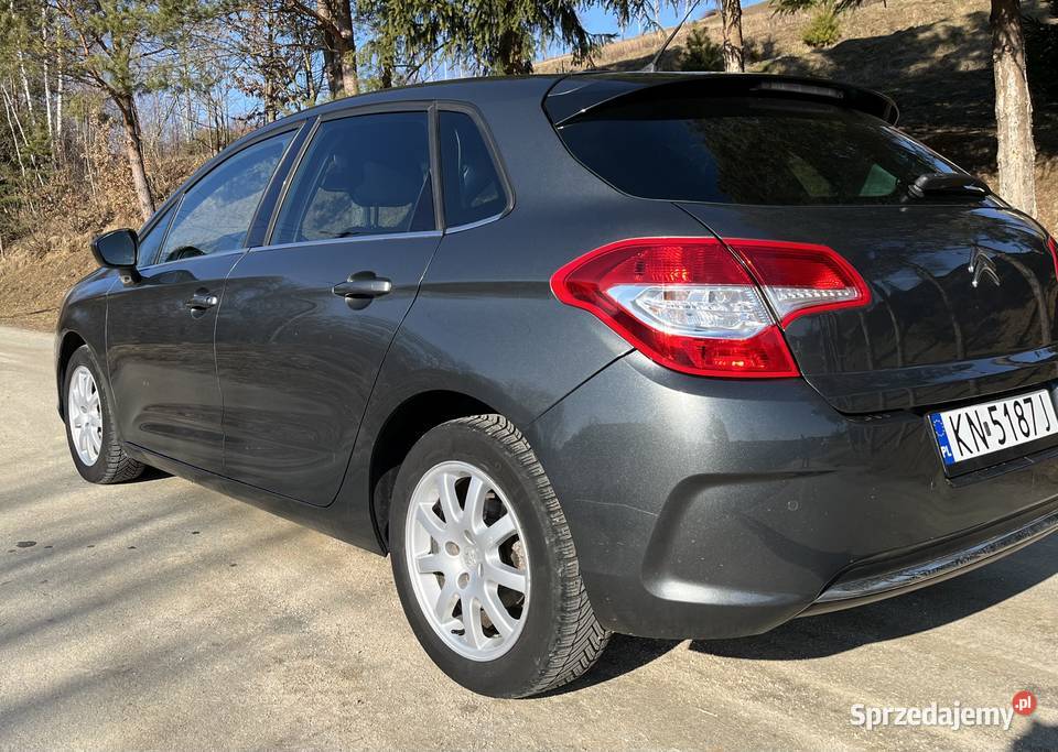 Citroen C4 B7 2012r 160 przebiegu 16 benzyna 120 elektrycznie ustawiane fotele Nowy Sącz