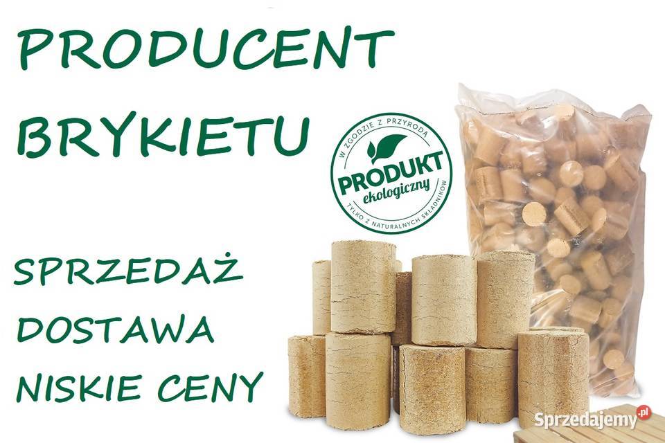 BRYKIET buk dąb opałowe opał DO WĘDZENIA Limanowa