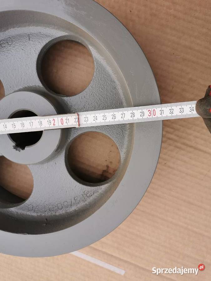 Koło pasowe duże na 4 paski 17mm 310mm średnica Ostrów Mazowiecka