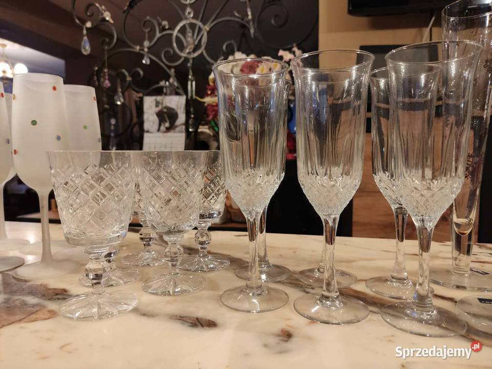 lampki kieliszki szkło krystał lubuskie Gorzów Wielkopolski