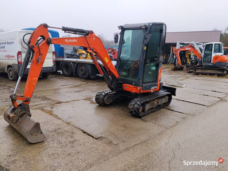 Kubota minikoparka kx u274 takeuchi yanmar Rok produkcji 2015 małopolskie Sucha Beskidzka