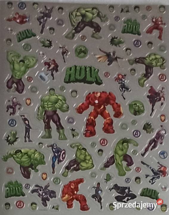 Naklejki Nalepki Hulk Avengers 290 Naklejek małopolskie Mogilany