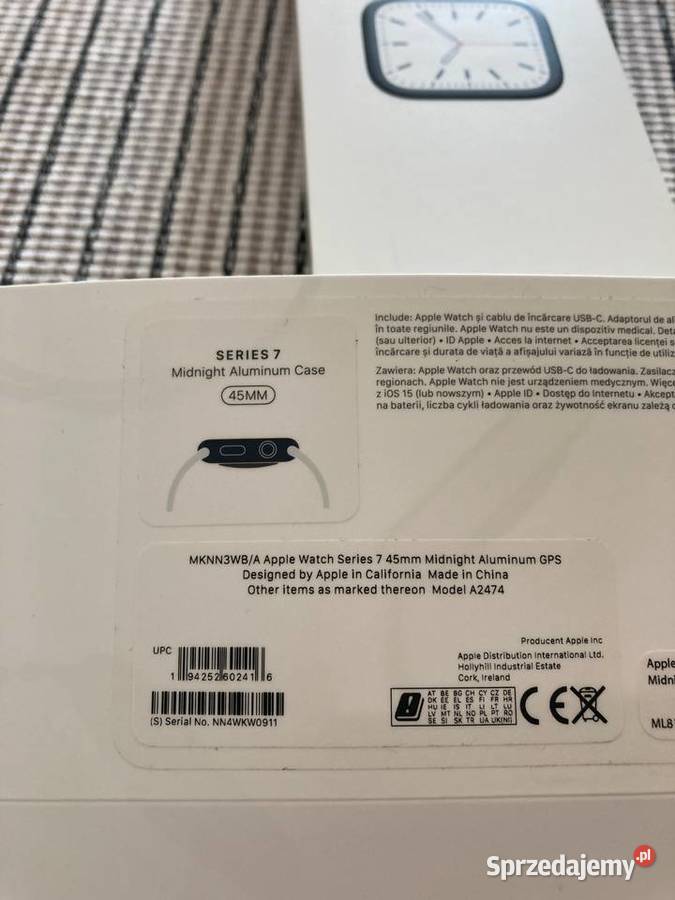 Apple iWatch series 7 45mm midnight Rzeszów