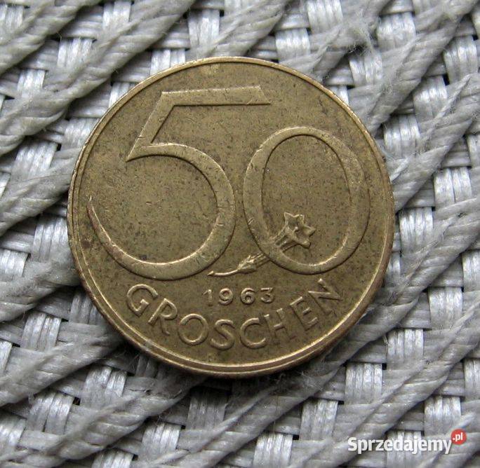 Austria 50 Groszy 1963r Numizmatyka Kalisz
