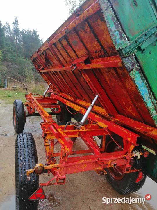 Przyczepa dwuosiowa rolnicza Przyczepy rolnicze Przyczepy rolnicze Krzywda