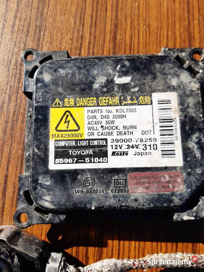 Lexus III GS300 Przetwornica lampy oryginal Rok produkcji 2007 Części samochodowe Mińsk Mazowiecki sprzedam