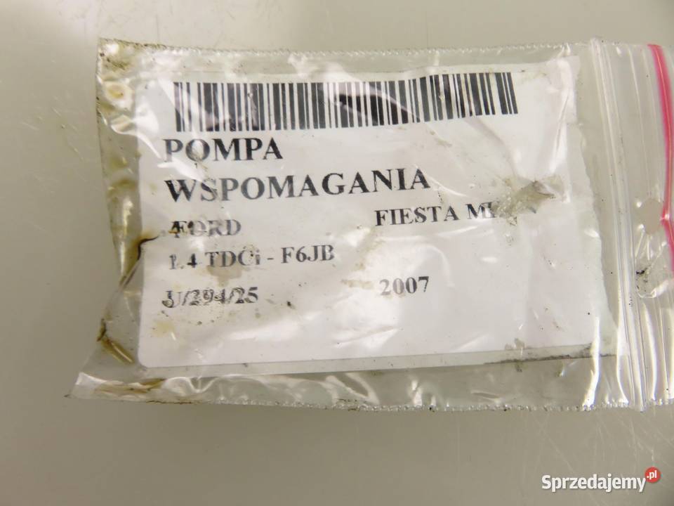 POMPA WSPOMAGANIA FORD FIESTA MK5 V 14 TDCi osobowe