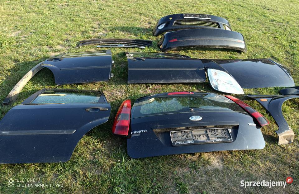 Ford Fiesta mk5 błotnik maska klapa drzwi Karoseria Ruciane-Nida sprzedam