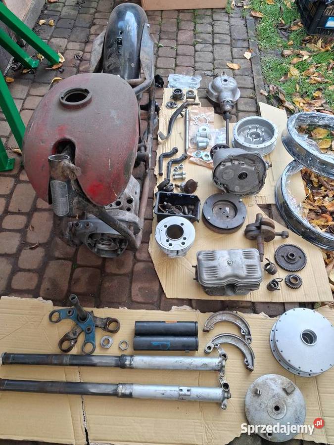 Simson Awo 57r Projekt zestaw części do śląskie Skoczów sprzedam