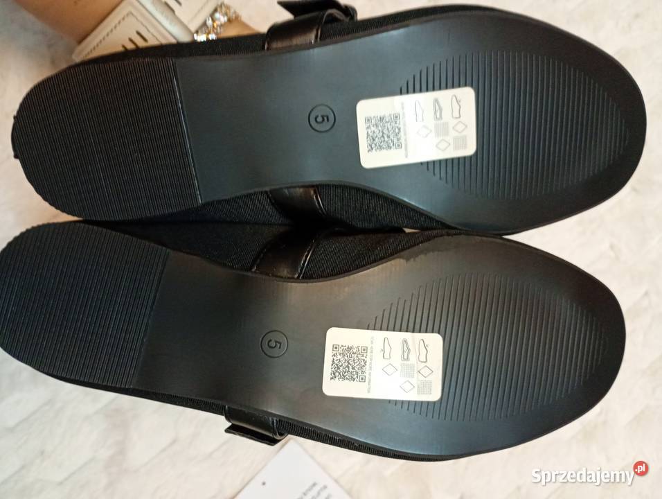 38 ASOS Design Czarne baleriny wieczorowe z Balerinki małopolskie