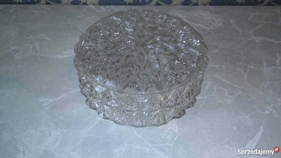 lampa plafon przysufitowy białe szkło cudo lata Gdańsk