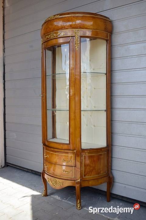 Duża Witryna Art Deco Gablota Szafa Meblościanka Kraków