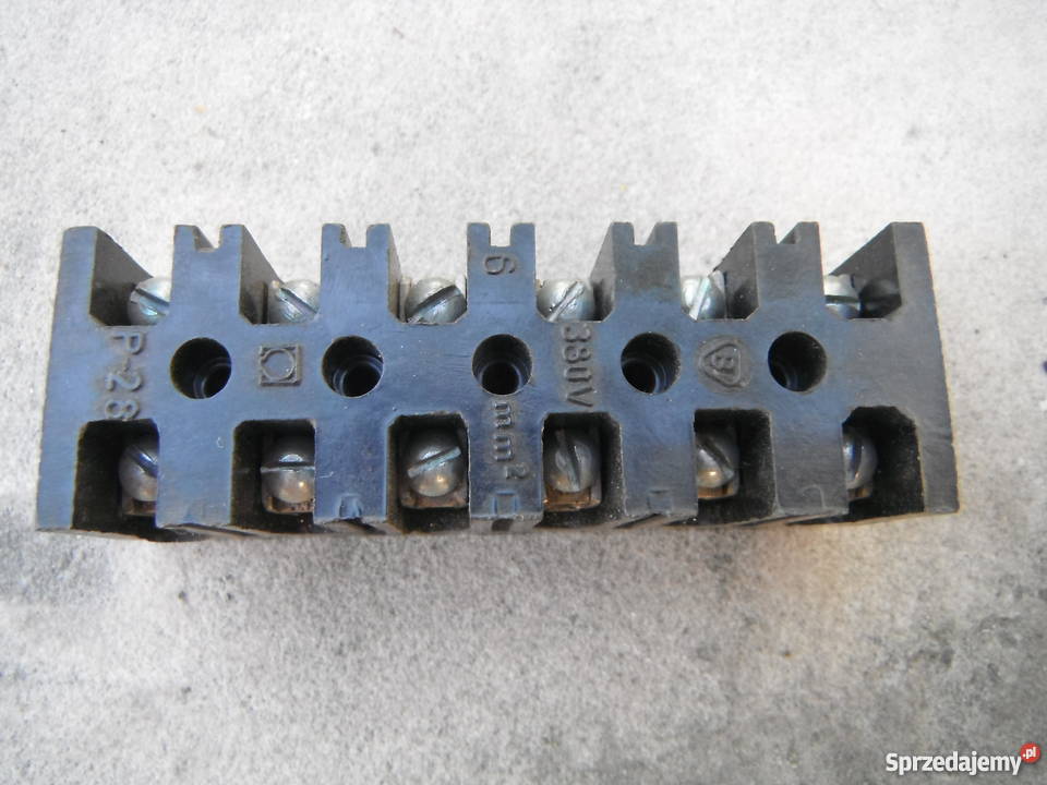 Listwa zaciskowa gwintowana 6 torowa 4 6 10 mm2 Produkcja Barak