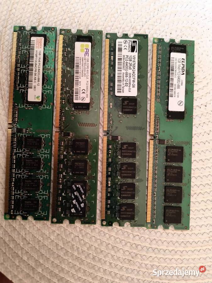 Pamięci RAM DDR 2 1 GB Pojemność 1GB Katowice