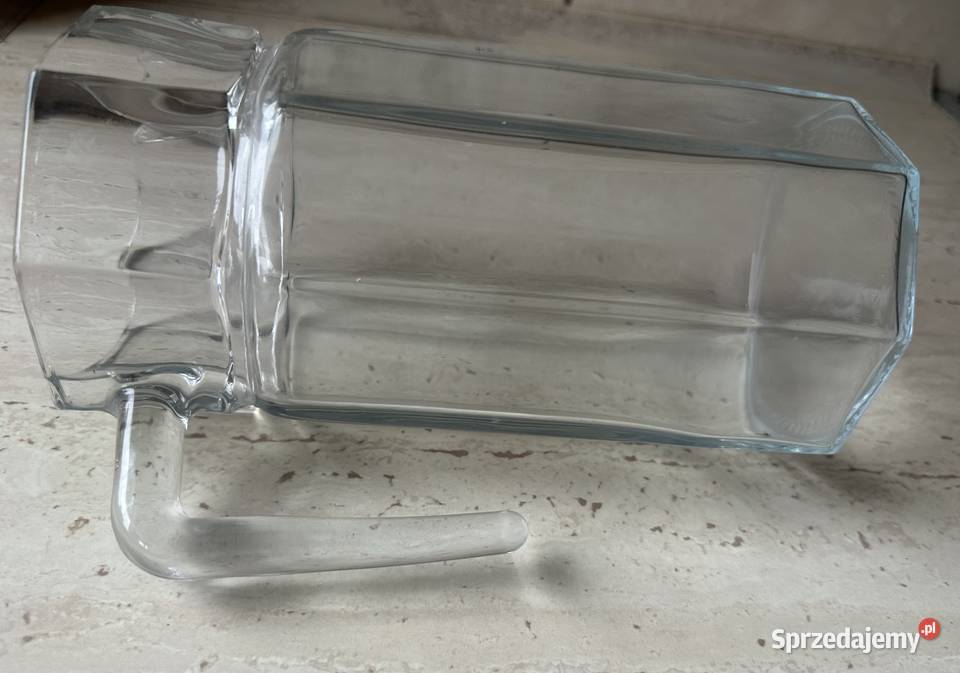 Dzbanek szklany Duralex biały Łódź