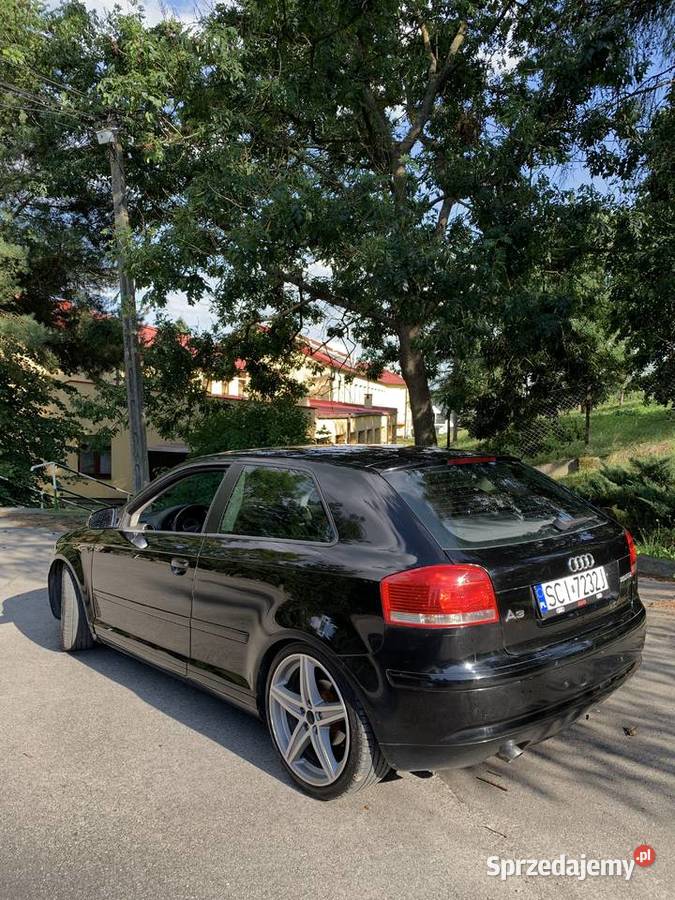 Audi a3 8p Doinwestowane gwint Alu 18 sline skórzana tapicerka podkarpackie Wielopole Skrzyńskie