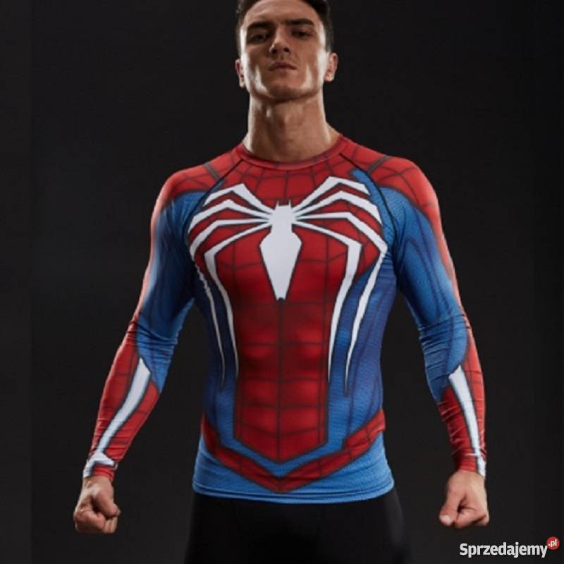 Koszulka Termoaktywna MARVEL Siłownia Rashguard Spiderman M
