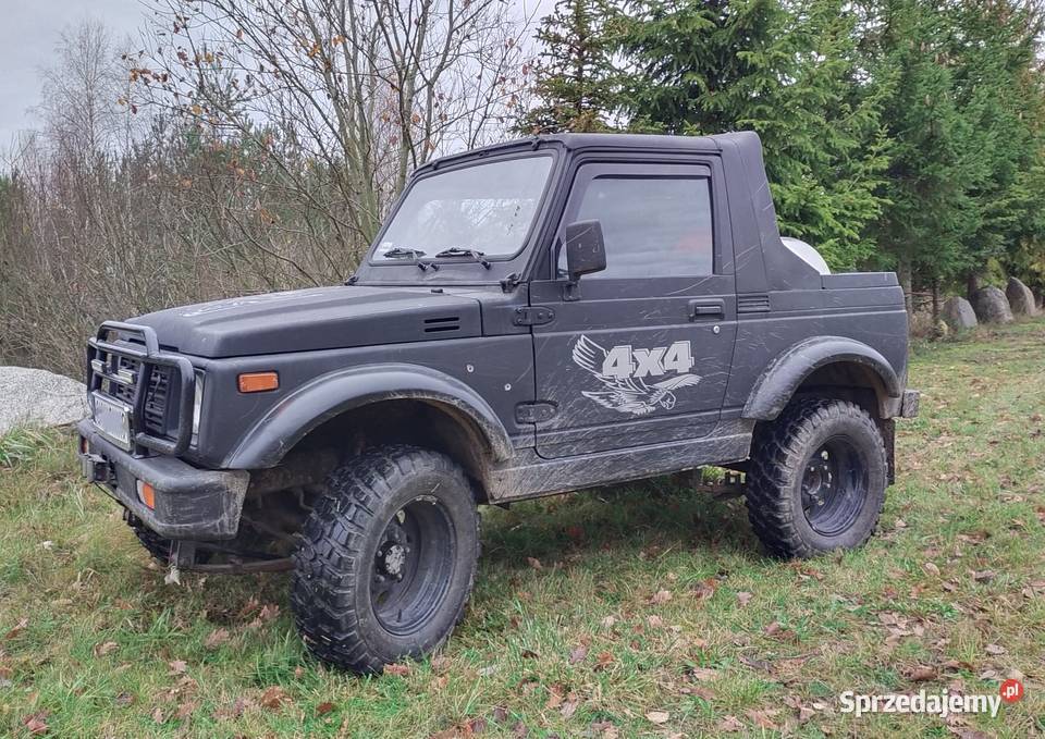 Suzuki Samurai 13 LPG wspomaganie wyciagarka hak Sierakowice