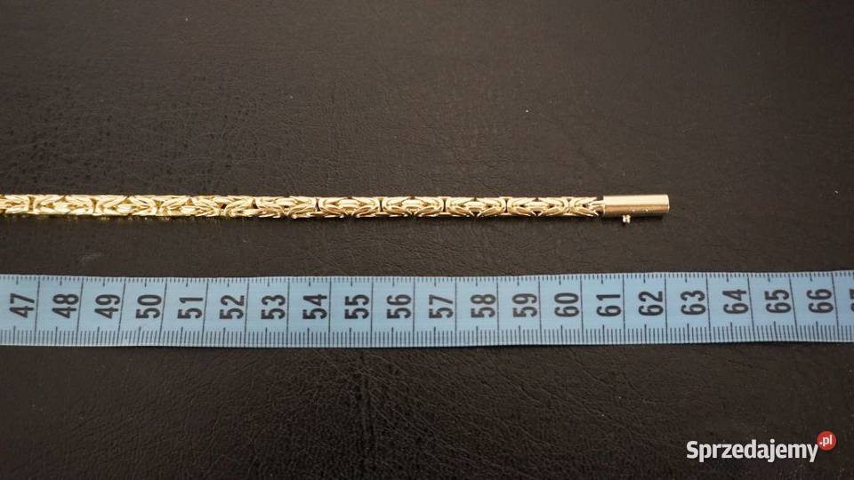 NOWY ZŁOTY ŁAŃCUSZEK OKRĄGŁY KRÓL SPLOT 87G Warszawa sprzedam