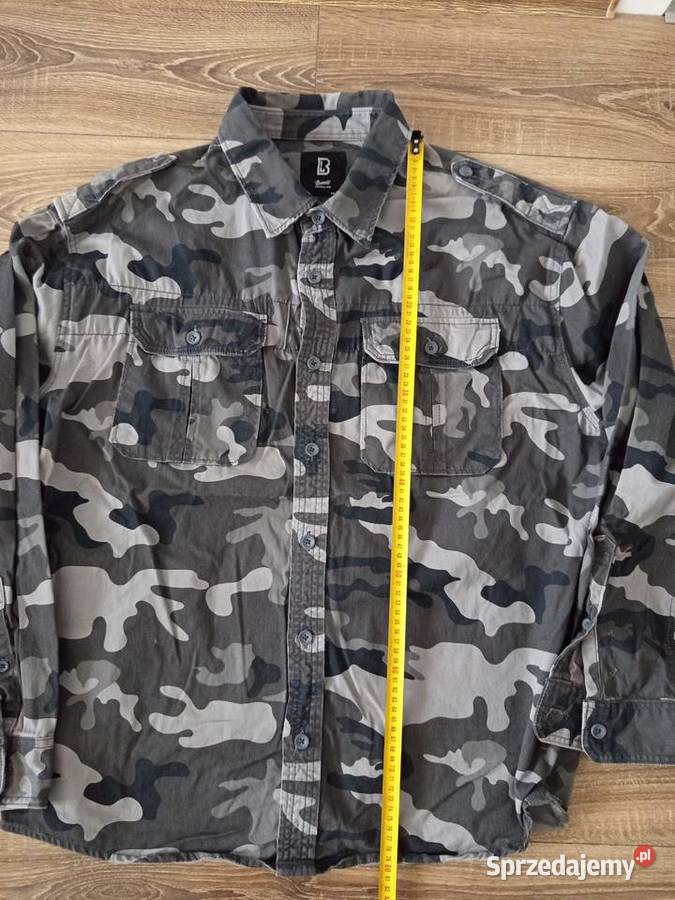 Koszula męska Brandit Grey Camo Rozmiar 4XL sprzedam