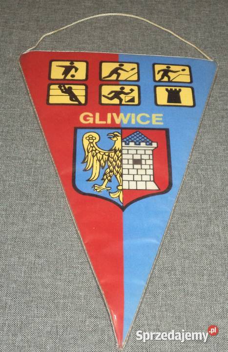 ZTS Łabędy Gliwice ZKS Stal Rzeszów proporczyk Piekary Śląskie