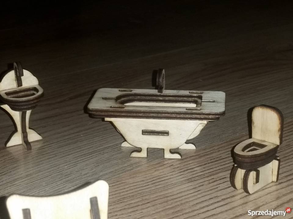 Mebelki lalek sklejka eko drewno Czechowice-Dziedzice