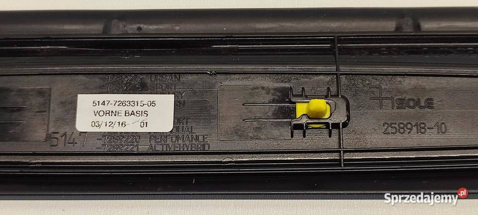 BMW F20 LISTWY PROGOWE KOMPLET 7263315