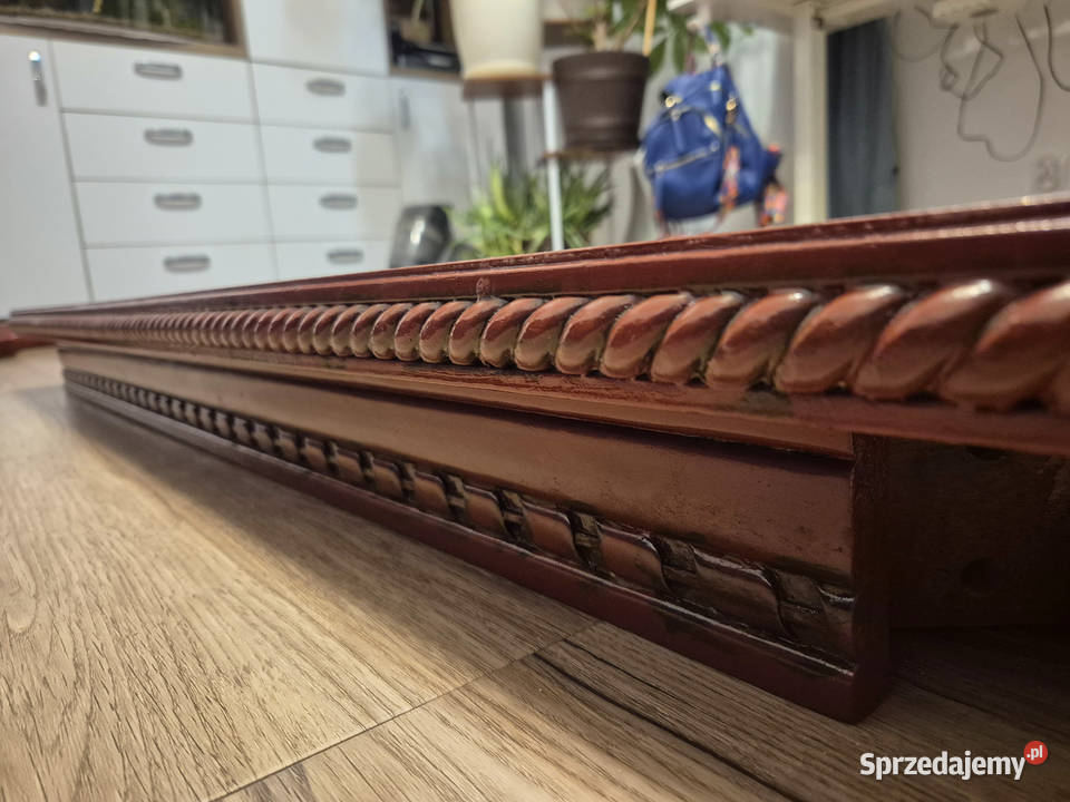 Vintage 135x85 Elegancki rzeźbiony stół Hepple mazowieckie Warszawa