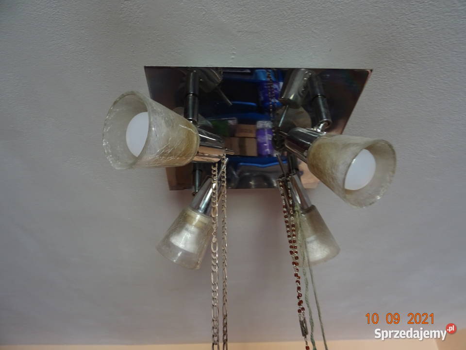 Lampa sufitowa kwadratowa Oświetlenie Łódź