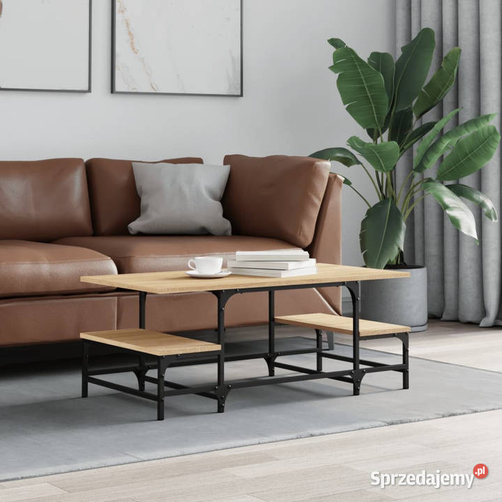 Stolik kawowy dąb sonoma 100x505x40 WM835375 Warszawa sprzedam