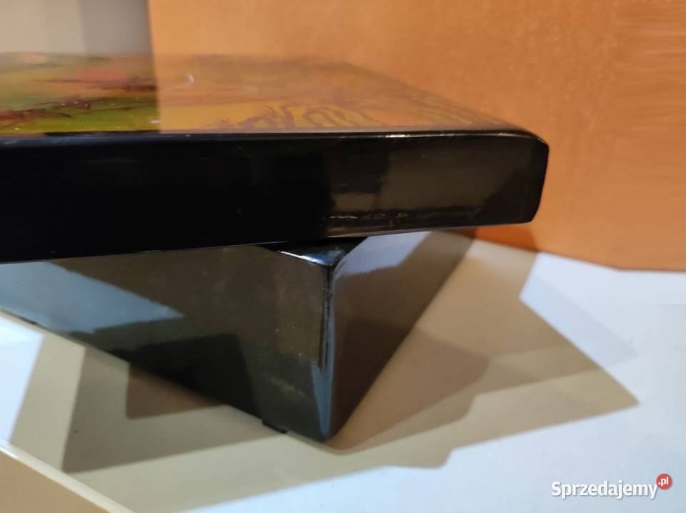 szkatułka skrzynka pudełko z laki ręcznie