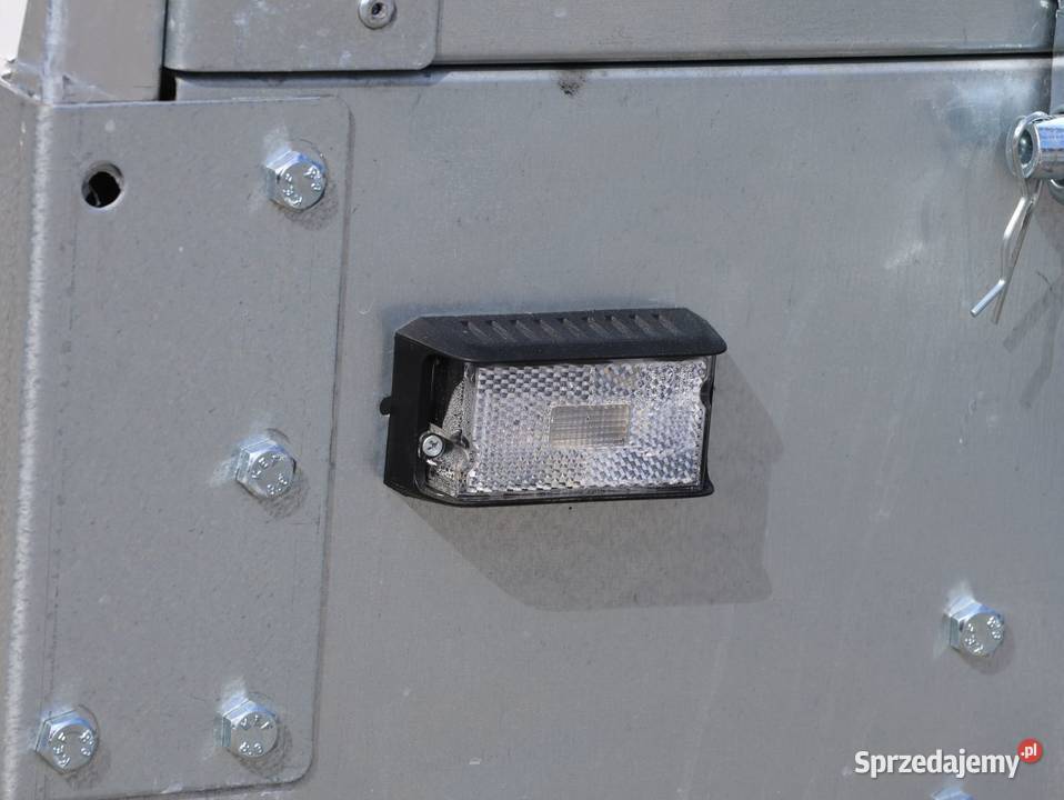 Przyczepa TEMARED TRANSPORTER 25152 z burtami Cegielsko