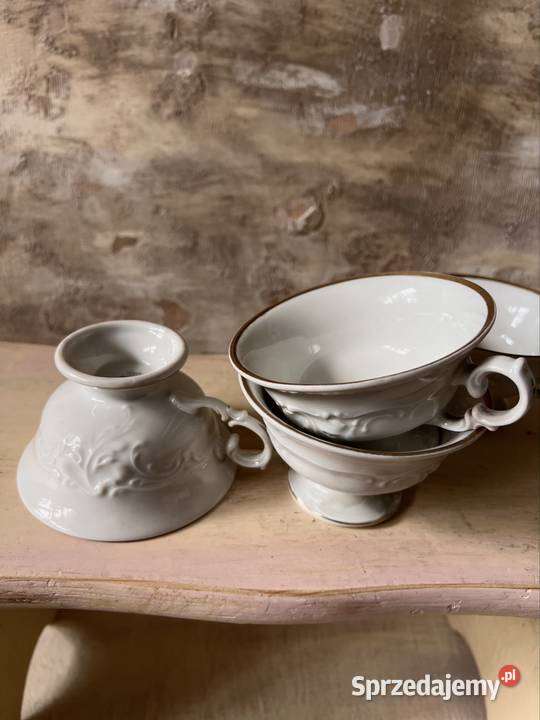 Porcelana Wałbrzych 6 filiżanek lata 50 Bytom