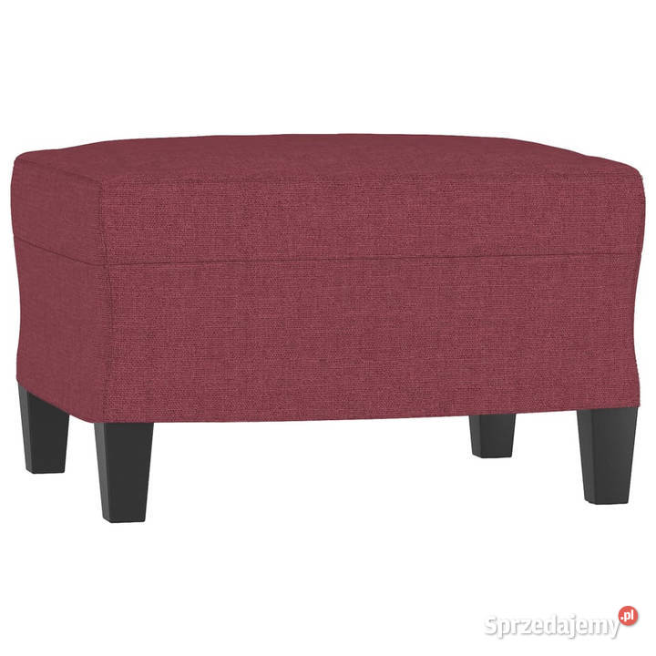 3osobowa sofa z podnóżkiem winna czerwień 180 Warszawa