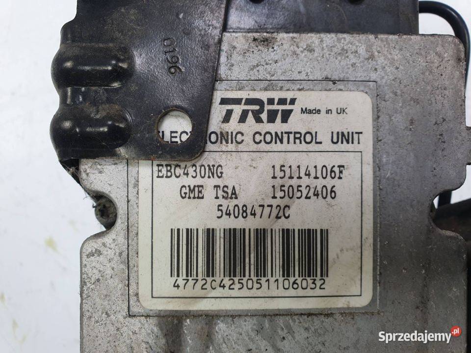 POMPA ABS HAMULCOWA OPEL SIGNUM 13191185 Lipno