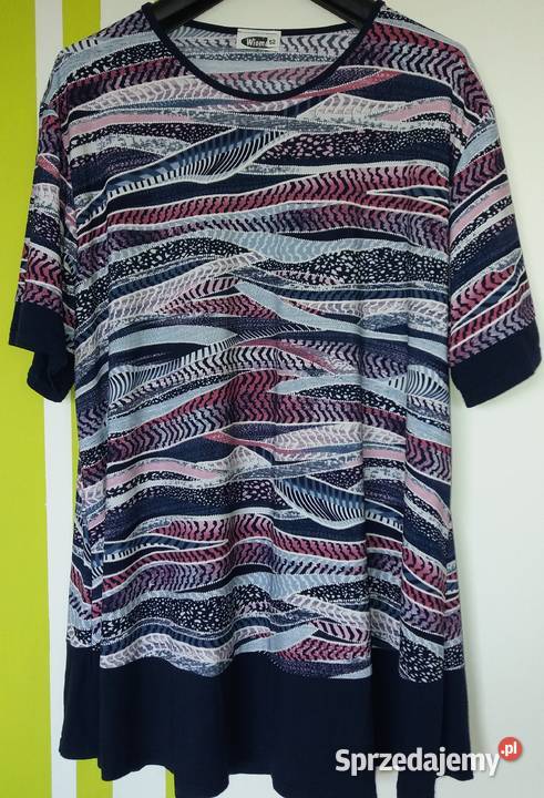 XXL52 Wygodna tunika o linii A Wiomax butik Rozmiar 52 Moda i Styl