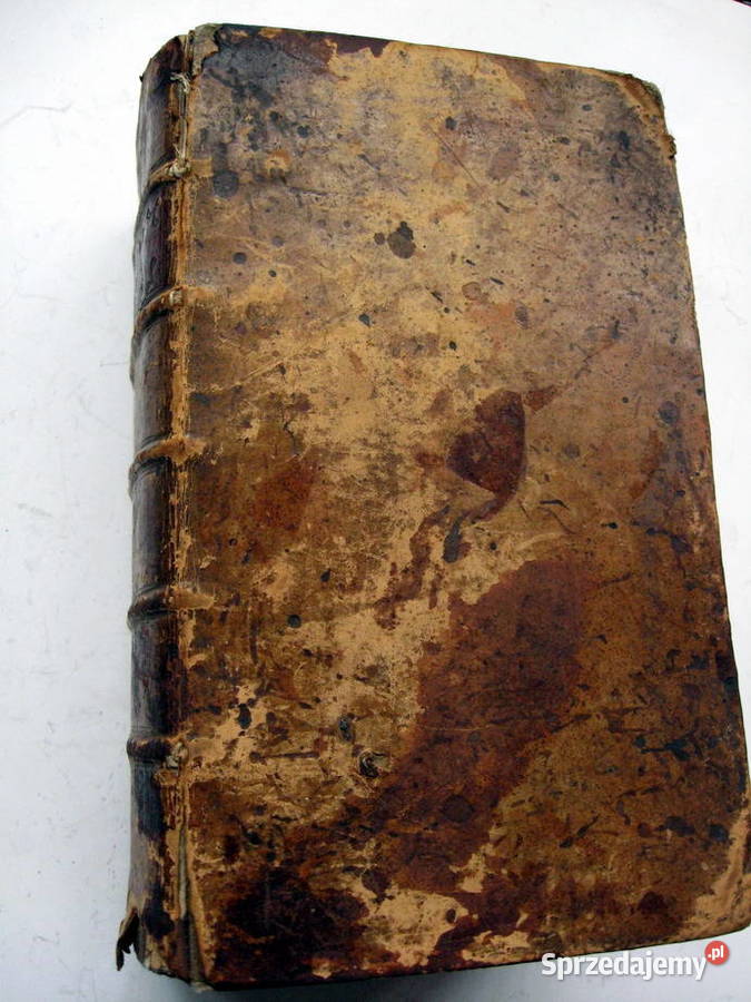 XVIII w Słownik Francuzko Niemiecki oprawa Skóra Poznań