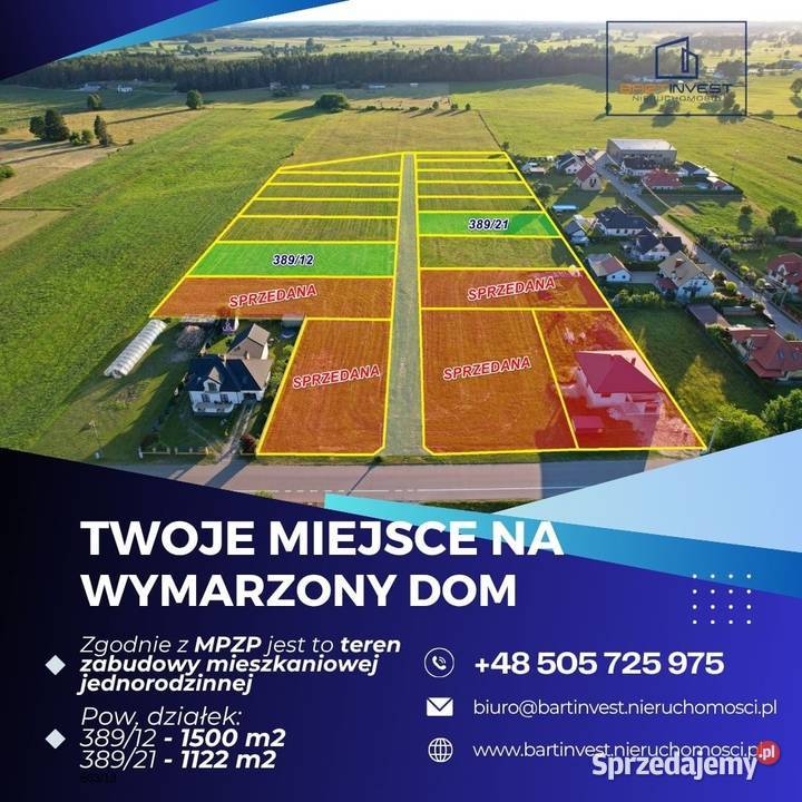 Twoje miejsce na wymarzony dom działki w Łysych mazowieckie Łyse