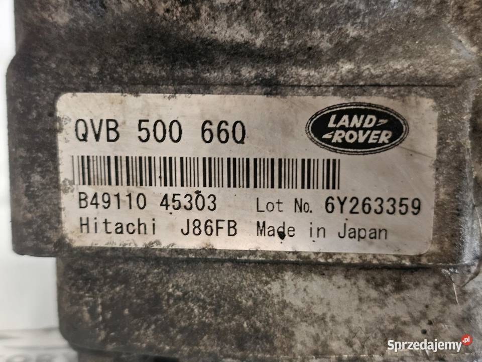 RANGE ROVER SPORT 27 TDV6 276DT 190 pompa świętokrzyskie