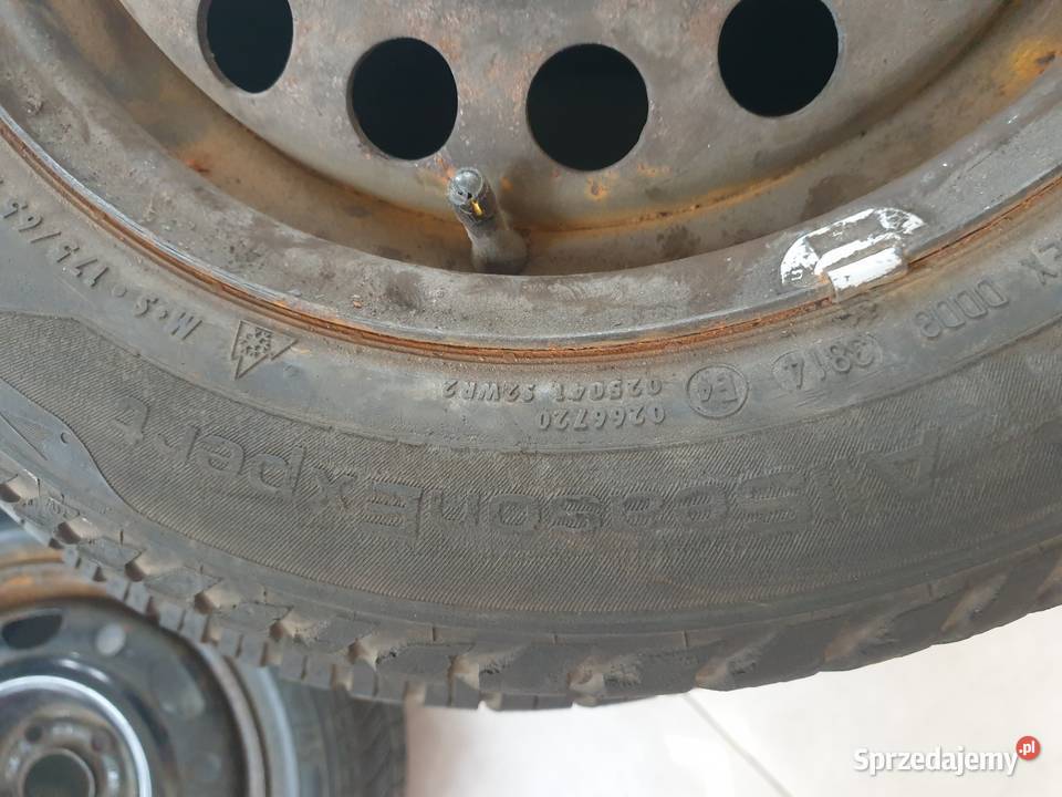 Felga stalowa 14 opona 17565R14 Uniroyal Dobre Miasto sprzedam