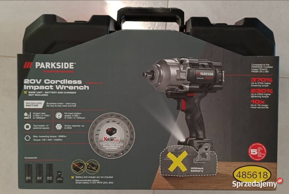 PARKSIDE PERFORMANCE Akumulatorowy klucz udarowy Ełk sprzedam